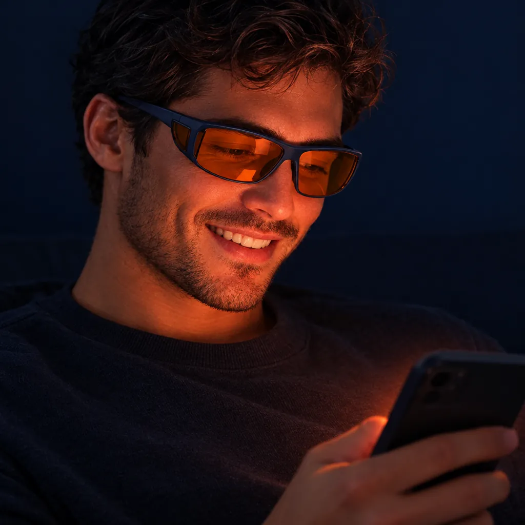 Protective Glasses in use at home